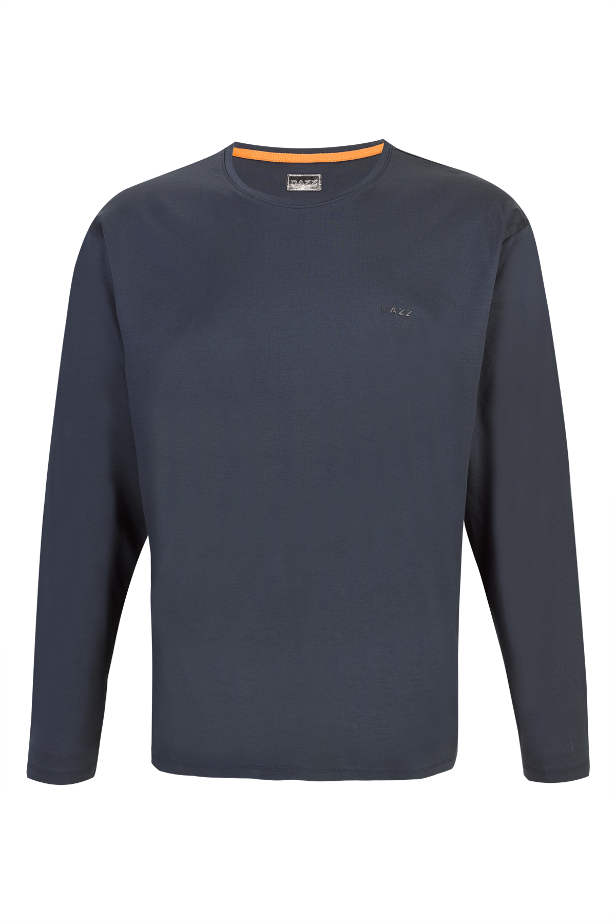 T-shirt de manga comprida com logótipo em relevo