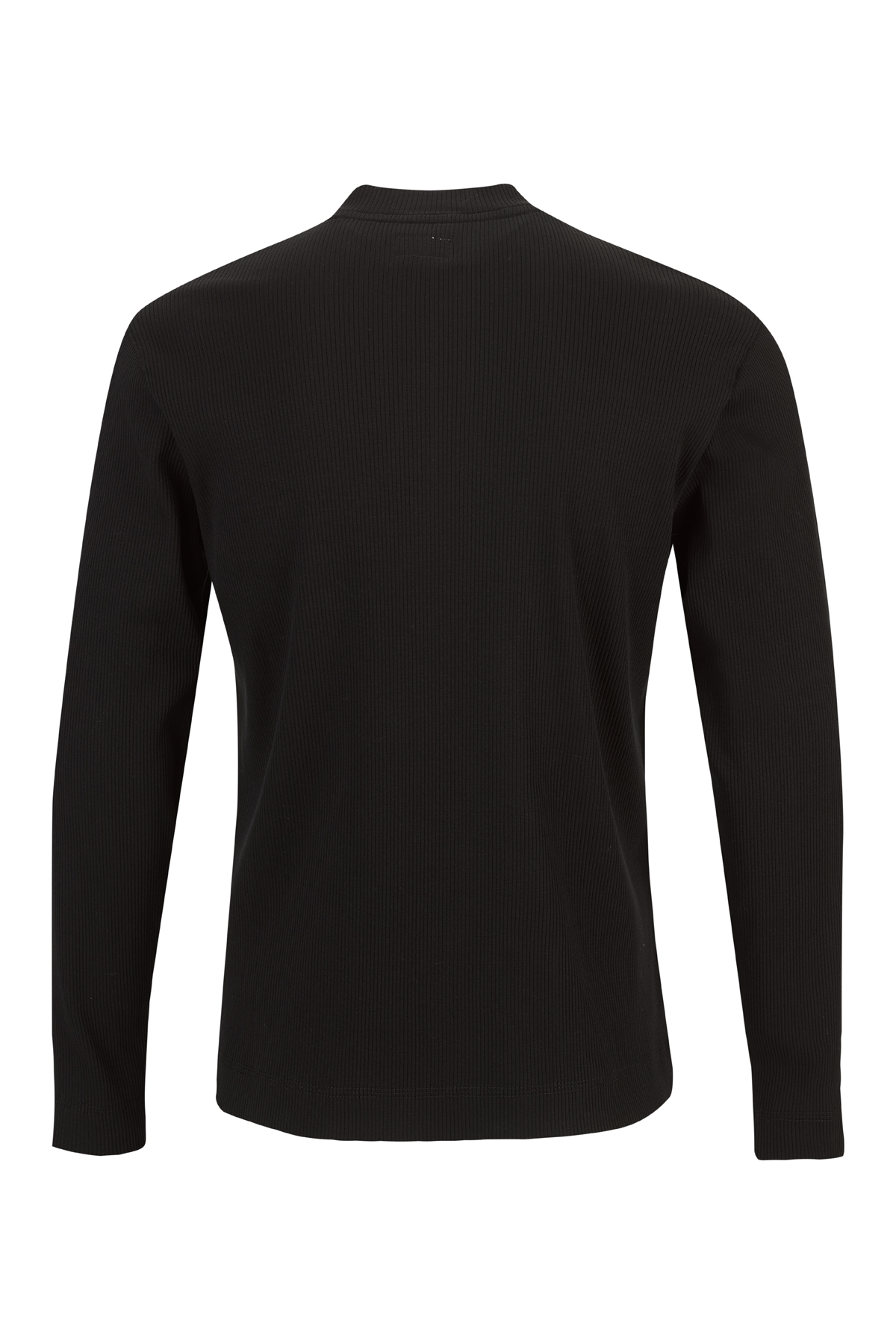 T-shirt canelada de manga comprida - Image 2