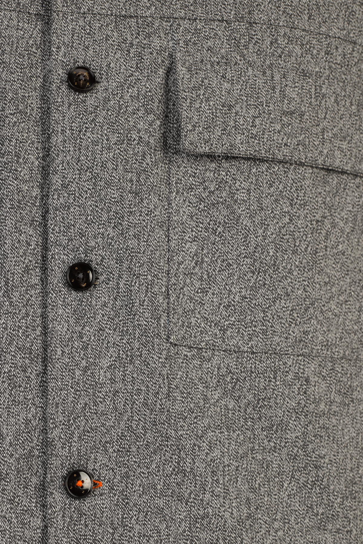 Camisa-casaco em cotim com botões - Image 3