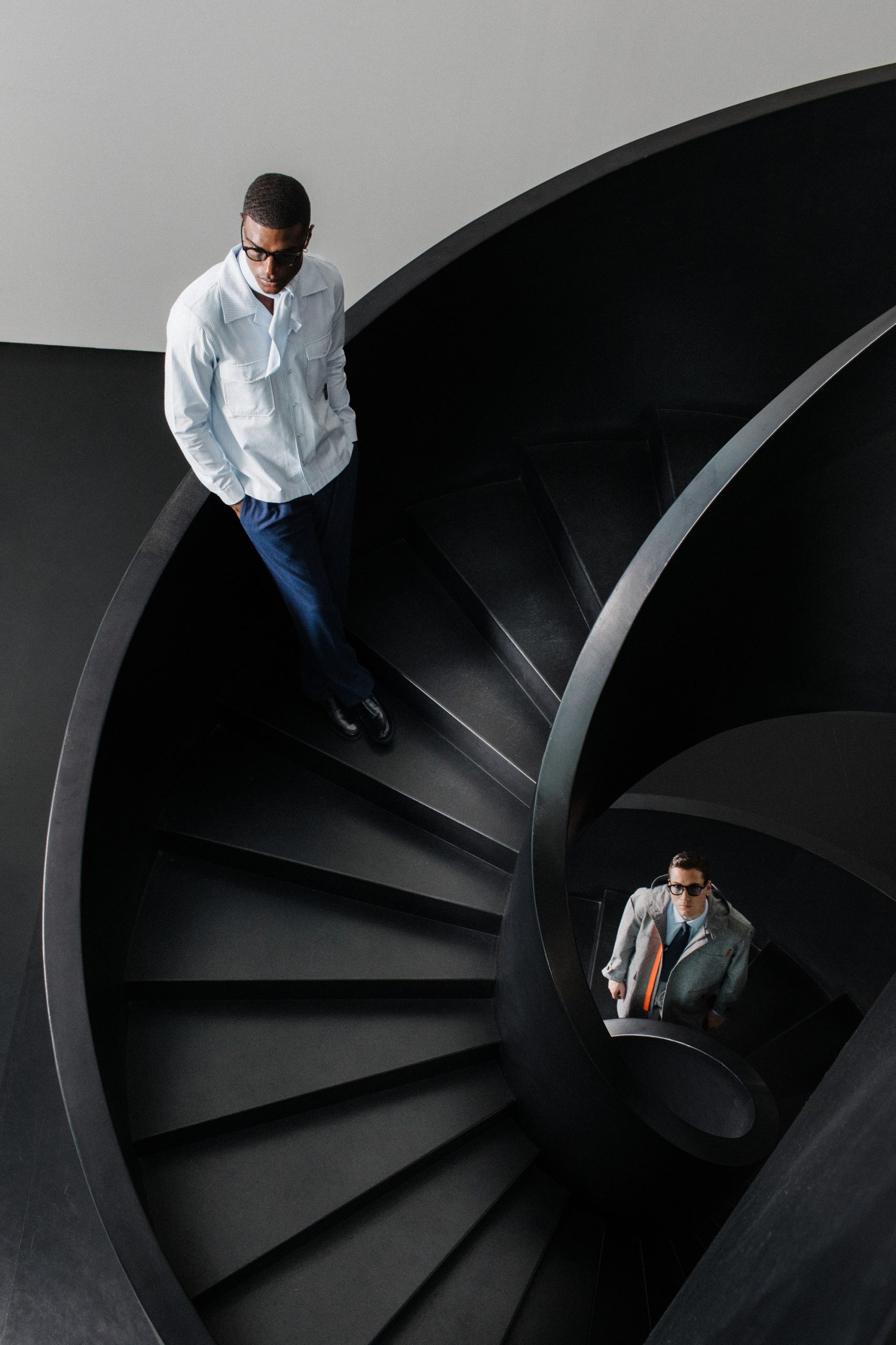 Camisa havaiana de algodão Oxford às riscas - Image 2