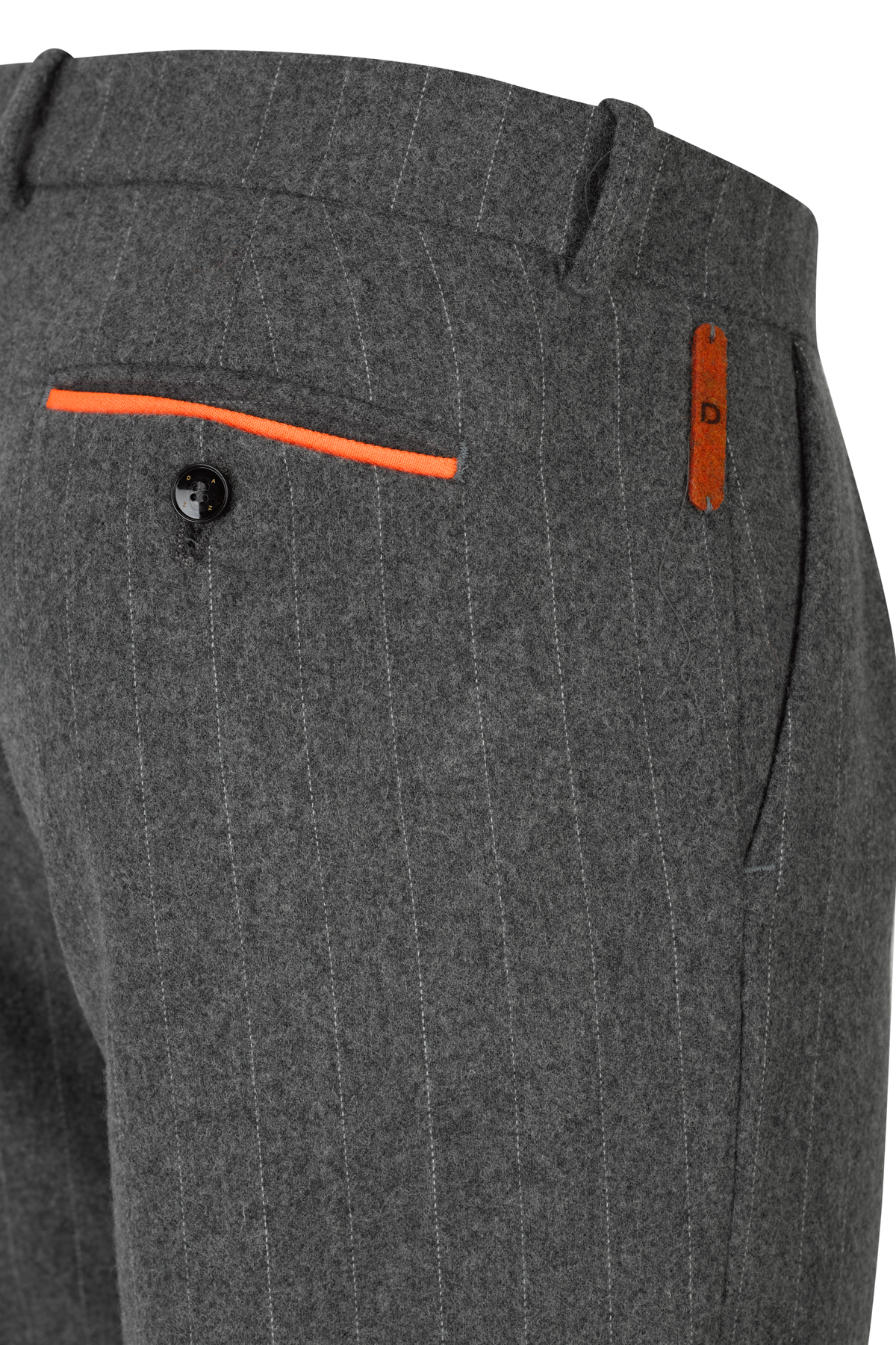 Calças clássicas com pregas - Image 4